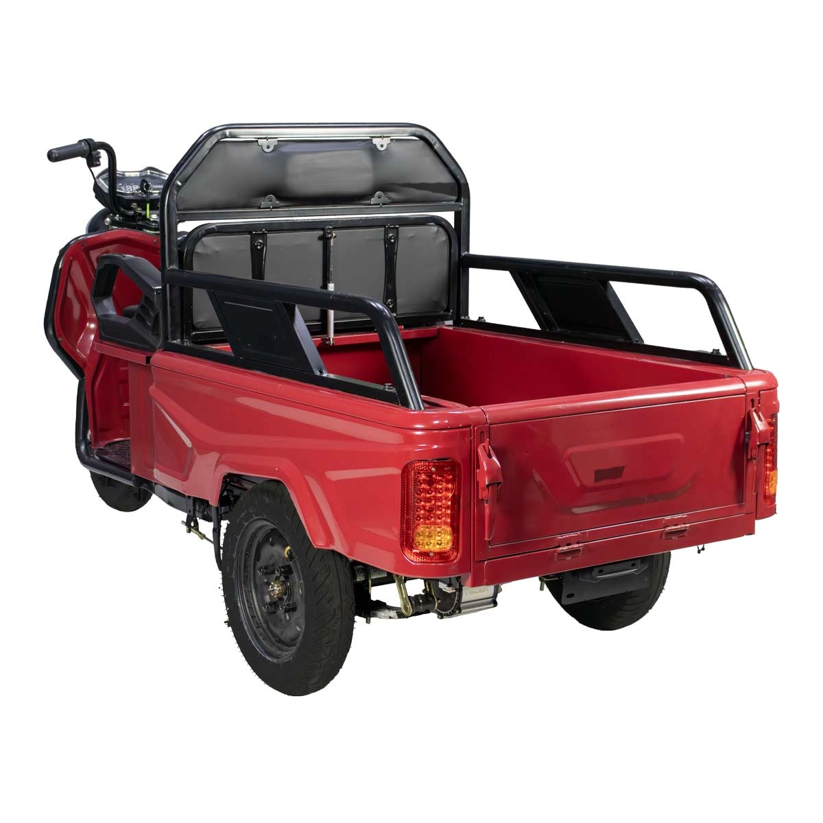 APEC APT4 Üç Tekerlekli Elektrikli Moped — Kırmızı 4