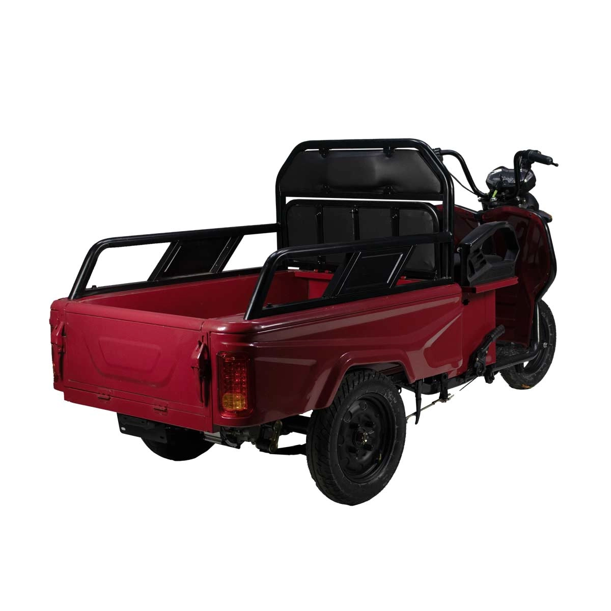 APEC APT4 Üç Tekerlekli Elektrikli Moped — Kırmızı 3