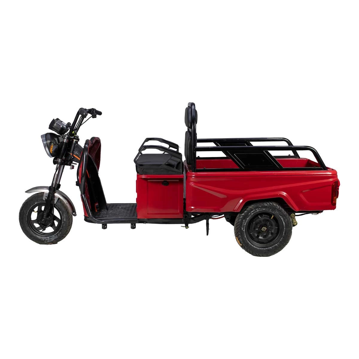 APEC APT4 Üç Tekerlekli Elektrikli Moped — Kırmızı 6